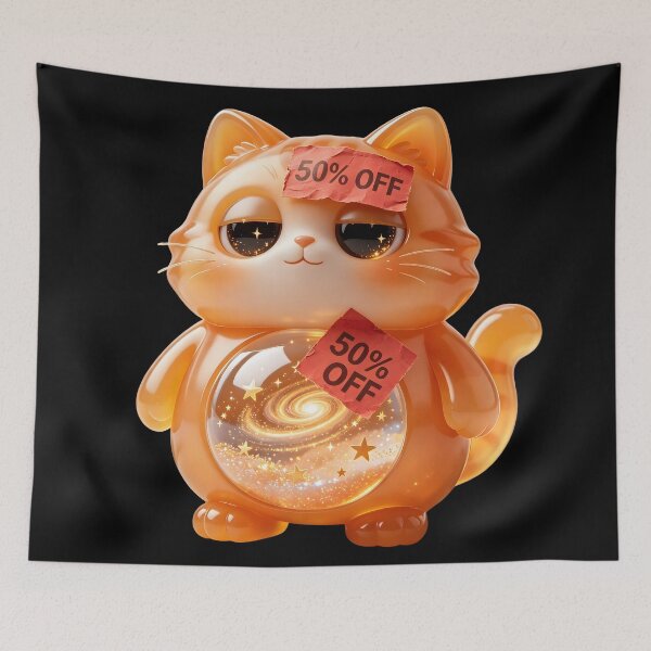 Item preview, Emerald Cat - Clearance Sale: 50% Off My Soul designed and sold by ABYSSLAB.