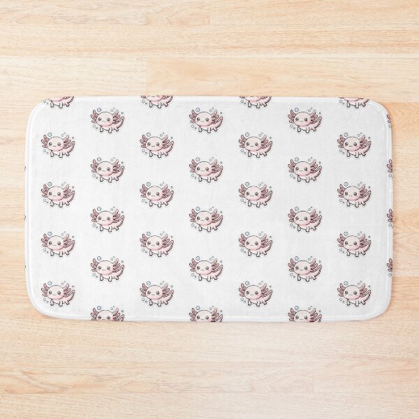 Item preview, Kawaii Axolotl Sticker Cute Axolotl Gift Pink Smiling Water Creature designed and sold by yanejoy.