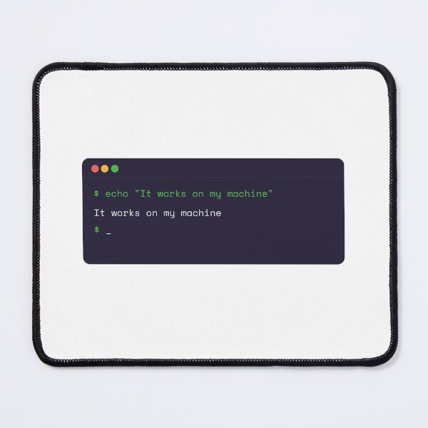 Item preview, Classic It Works On My Machine Programmer Art designed and sold by Code Monkeys.