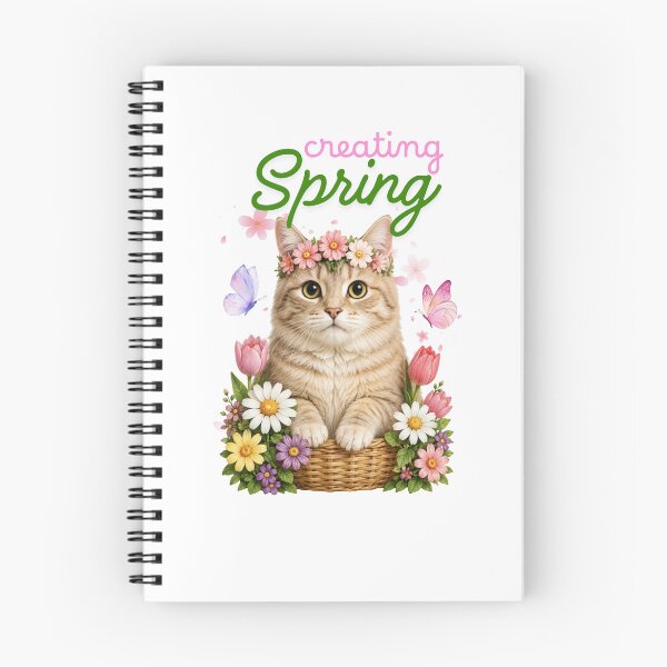 Item preview, Creating Spring Cute Kitten Flowers designed and sold by Keng Art.