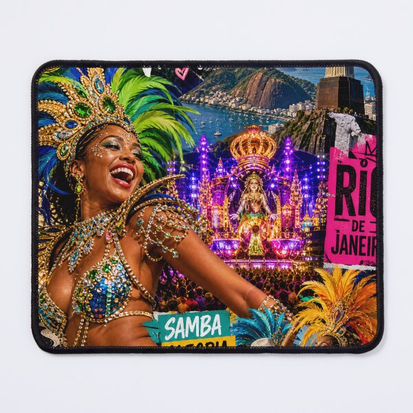 Item preview, Brazilian Carnival Neon Samba Parade Collage designed and sold by Jandedan.