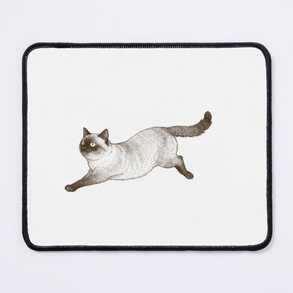 Item preview, Siamese Cat Sketch Running Cat designed and sold by Ninabellastudio.