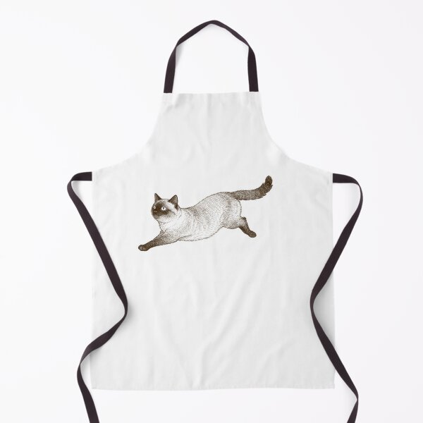 Item preview, Siamese Cat Sketch Running Cat designed and sold by Ninabellastudio.