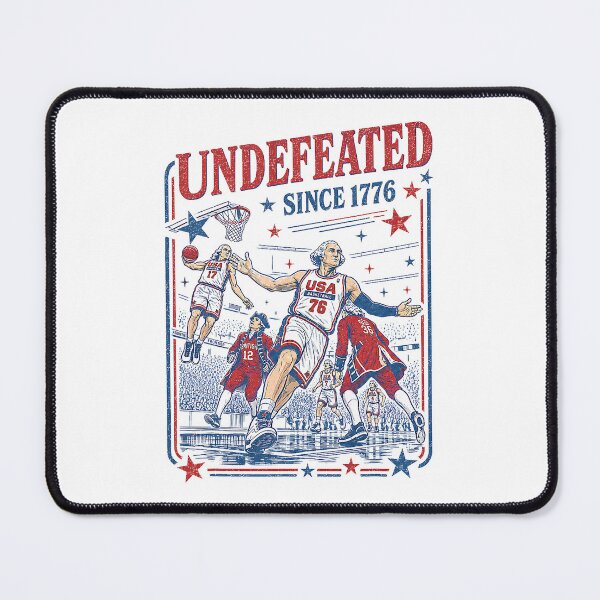 Item preview, 4th of July Basketball Undefeated Since 1776 250 Years designed and sold by Noctivyra.