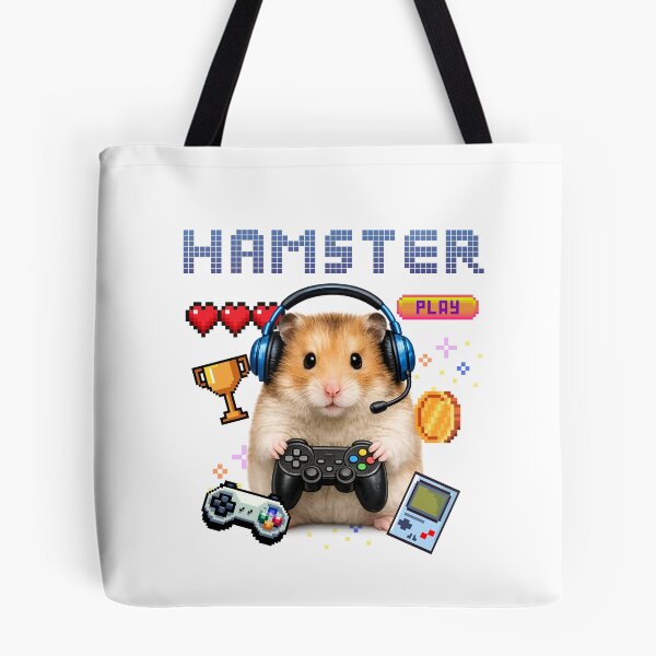 Item preview, Cute Gamer Hamster Pixel Art designed and sold by Keng Art.