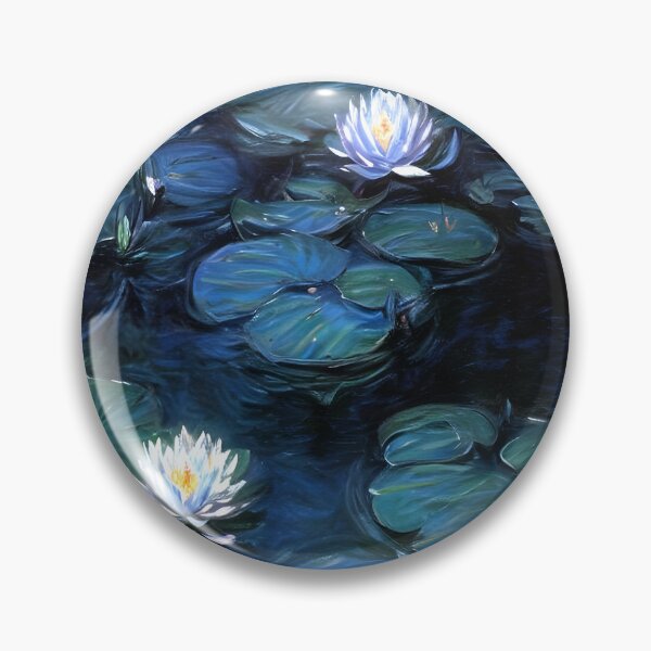 Item preview, Water Lilies: Impression of Reflections & Blossoming Surfaces (1899-1) designed and sold by artdesignsnow.