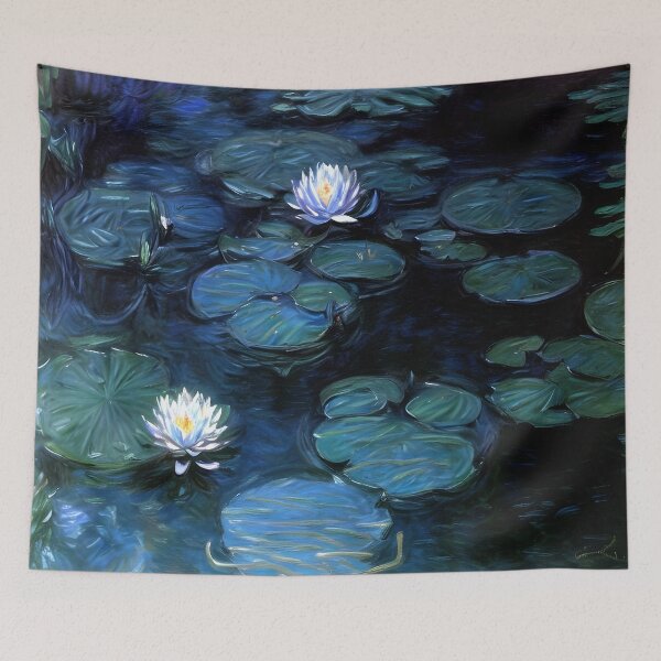 Item preview, Water Lilies: Impression of Reflections & Blossoming Surfaces (1899-1) designed and sold by artdesignsnow.