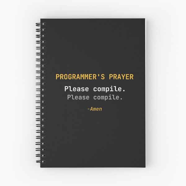 Item preview, Minimalist Programmer's Prayer Coding Art designed and sold by Code  Monkeys.
