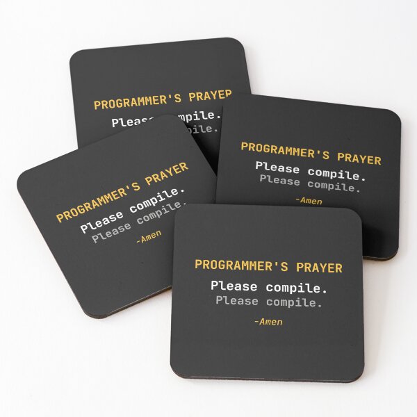 Artikelvorschau, Gebet des minimalistischen Programmierers – Programmierkunst entworfen und verkauft von Code Monkeys.
