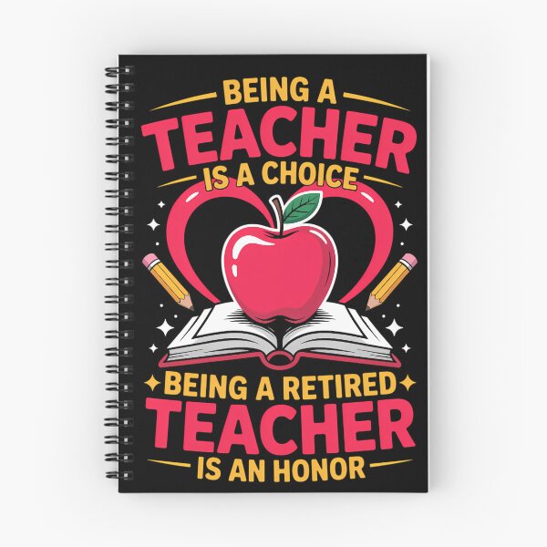 Item preview, Being A Teacher is A Choice Retired Teacher is Honor designed and sold by FooFooCats.