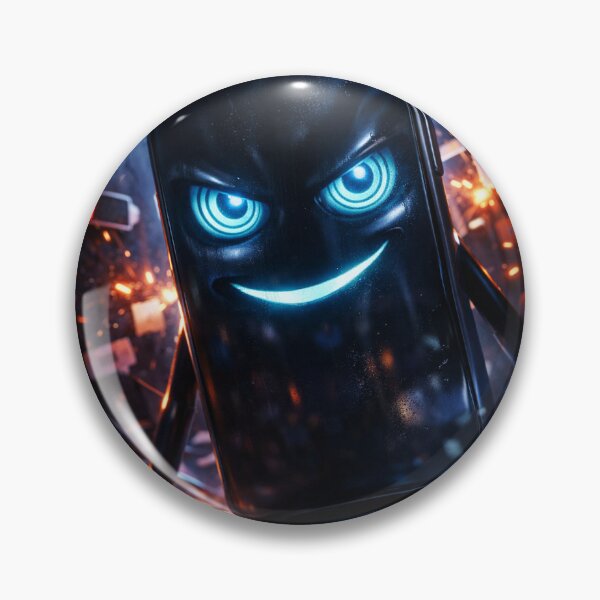 Item preview, Evil Phone Glitch Monster Illustration designed and sold by Monesh-Studio.
