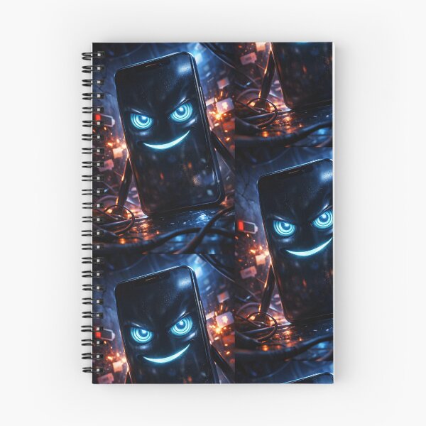 Item preview, Evil Phone Glitch Monster Illustration designed and sold by Monesh-Studio.