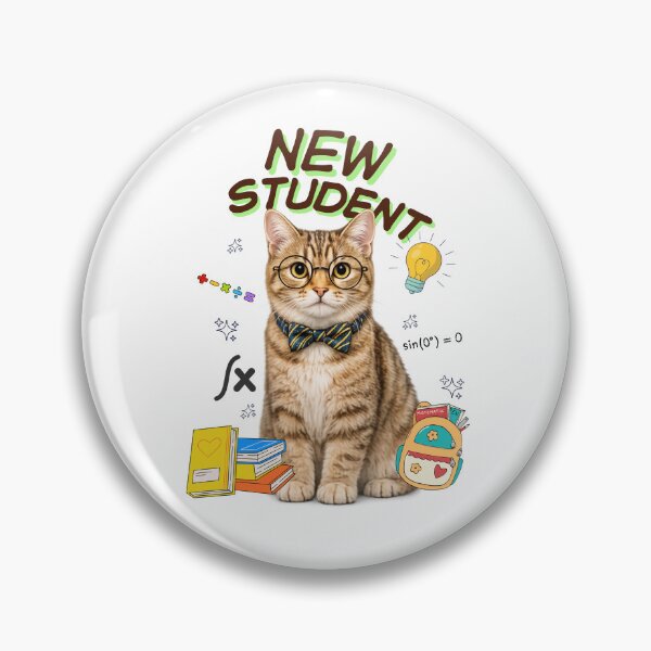 Item preview, Cute New Student Cat School Adventure designed and sold by Keng Art.
