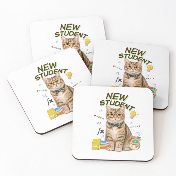 Item preview, Cute New Student Cat School Adventure designed and sold by Keng Art.