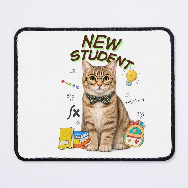 Item preview, Cute New Student Cat School Adventure designed and sold by Keng Art.