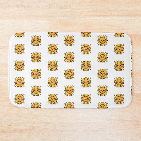 Item preview, Kawaii Sunflower Sticker Cute Happy Flower Summer Garden Sticker designed and sold by yanejoy.
