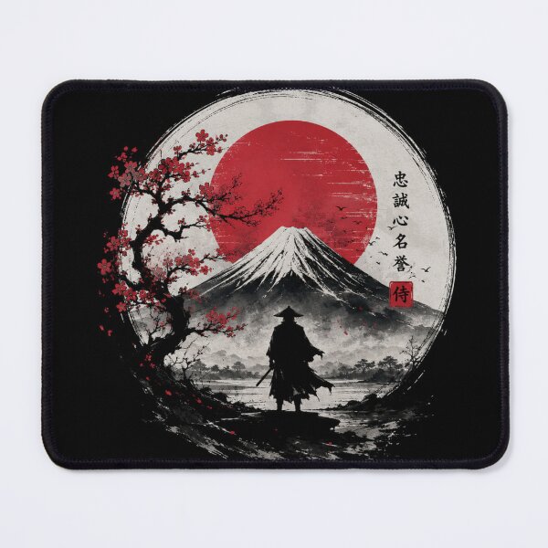 Item preview, Mount Fuji Samurai Japanese Landscape Art designed and sold by Poldi89.