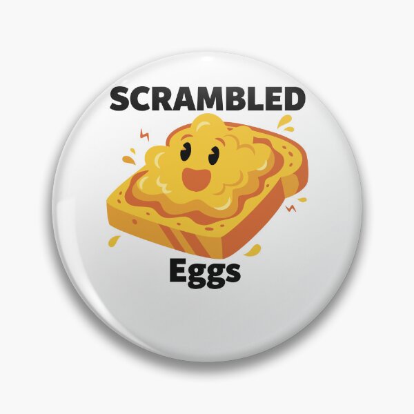 Item preview, Breakfast Brunch Coffee Scrambled Eggs Funny Food designed and sold by LuminOrb.