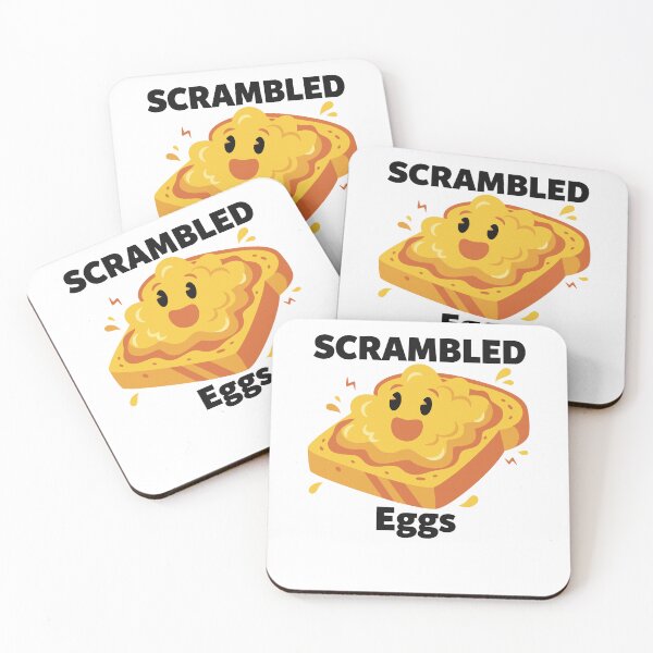 Item preview, Breakfast Brunch Coffee Scrambled Eggs Funny Food designed and sold by LuminOrb.