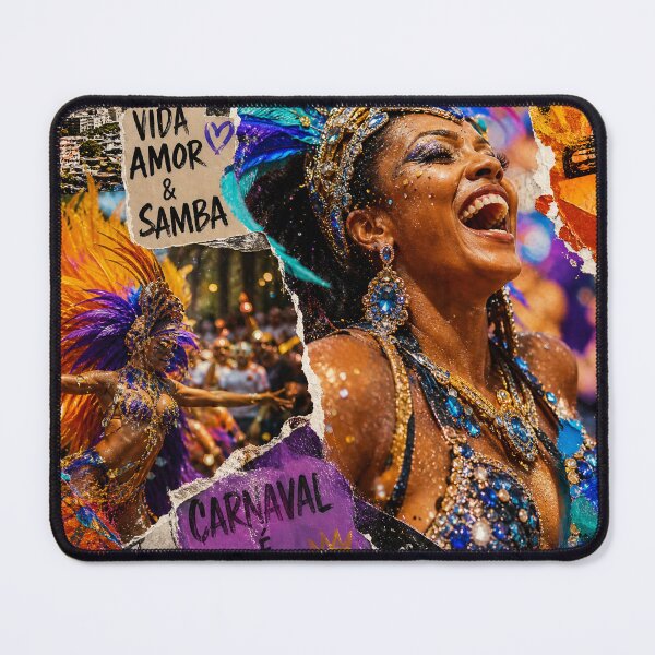 Item preview, Brazilian Carnival Urban Art Collage designed and sold by Jandedan.