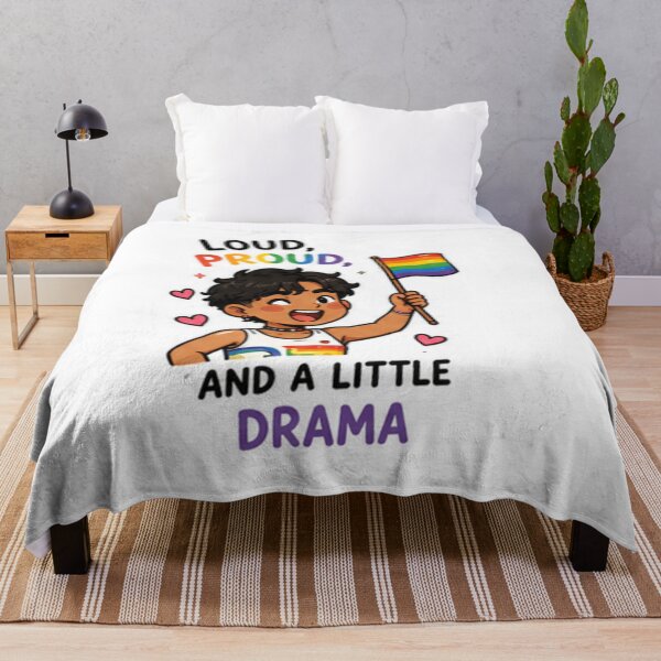 Item preview, Loud Proud and a Little Drama Pride designed and sold by Pixanova.