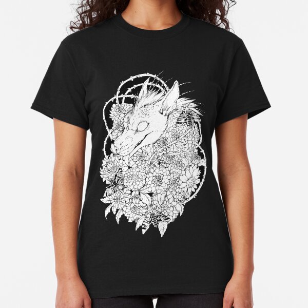 Chupacabra en las flores Classic T-Shirt