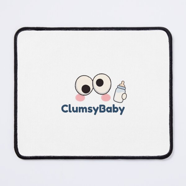 Item preview, Cute Clumsy Baby Funny Googly Eyes Milk Bottle Cartoon designed and sold by ClumsyStudio.