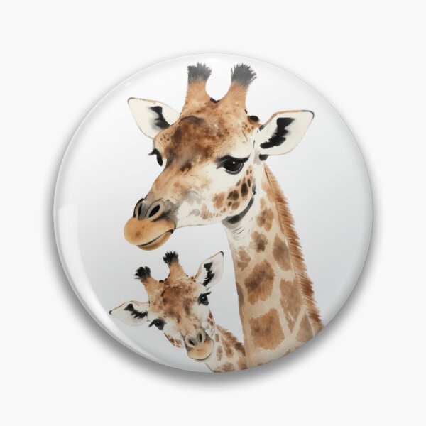 Item preview, Cute Baby Giraffe with Mummy Giraffe designed and sold by Wrybird.