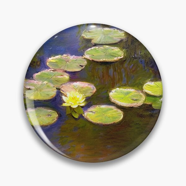 Item preview, Water Lilies: Impression of Reflections & Blossoming Surfaces (1899-2) designed and sold by artdesignsnow.