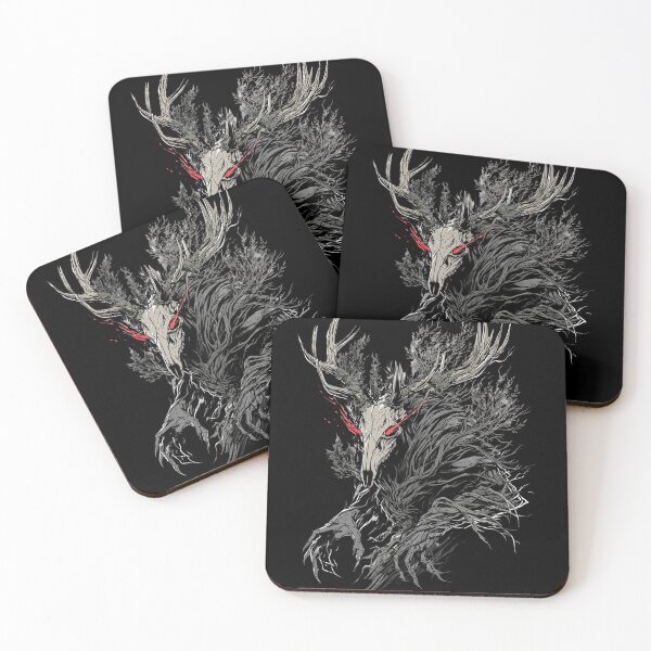 Item preview, Leshy Ancient Forest Spirit Grimdark Solo Art designed and sold by VectorForge.
