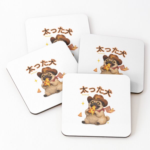 Item preview, Cute Chubby Pug Pizza Lover designed and sold by Keng Art.