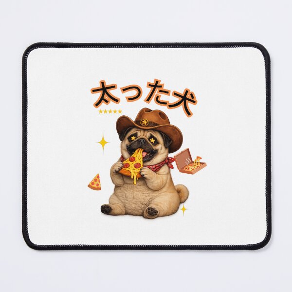 Item preview, Cute Chubby Pug Pizza Lover designed and sold by Keng Art.
