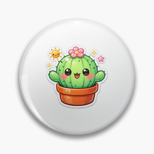 Item preview, Kawaii Cactus Sticker Cute Desert Plant Sticker Cactus Lover Gift designed and sold by yanejoy.