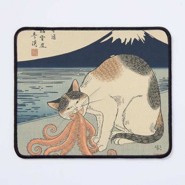Item preview, Do Ukiyo Neko Dream of Voight-Kampff Octopuses? designed and sold by UKIYO NEKO.