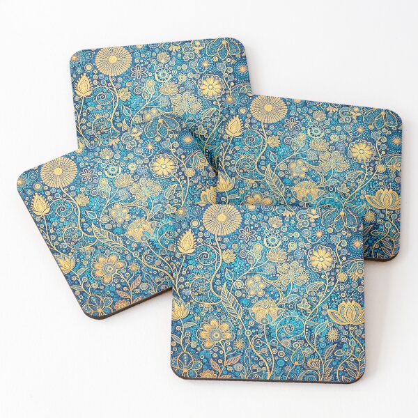 Item preview, Midnight Garden in Gold designed and sold by PrismaticAura.