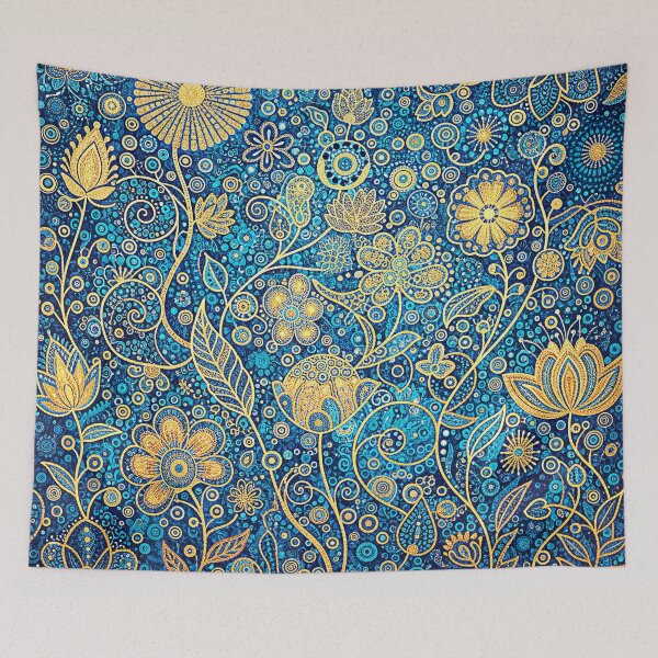 Item preview, Midnight Garden in Gold designed and sold by PrismaticAura.