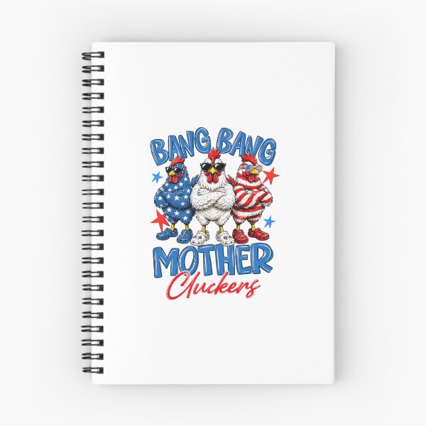 Item preview, Bang Bang Mother Cluckers Funny 4th of July Chicken designed and sold by khdmalakarak.
