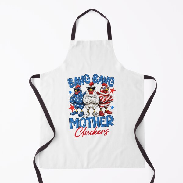 Item preview, Bang Bang Mother Cluckers Funny 4th of July Chicken designed and sold by khdmalakarak.