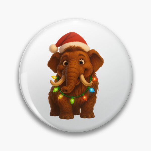 Item preview, Christmas Woolly Mammoth designed and sold by tbarbosantjean.