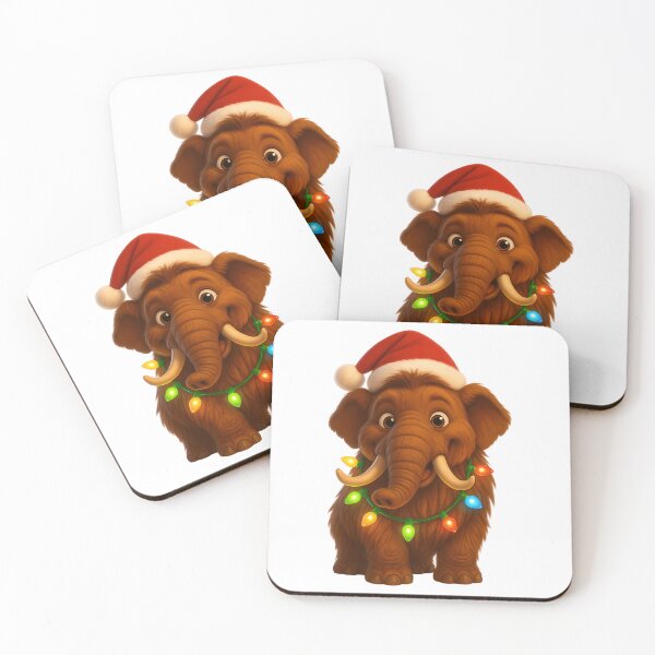 Item preview, Christmas Woolly Mammoth designed and sold by tbarbosantjean.