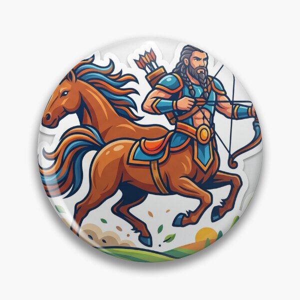 Item preview, Centaur Archer Sticker – Mythological Warrior Fantasy Die-Cut Decal designed and sold by shubhfashion.