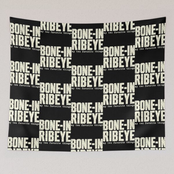 Item preview, Bone in Ribeye My Two Favorite Things Funny Steak Graphic designed and sold by Noctivyra.