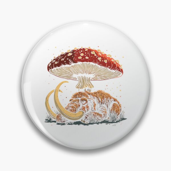 Item preview, Cute Mammoth Woolly Cottagecore Aesthetic Under The Mushroom designed and sold by tbarbosantjean.