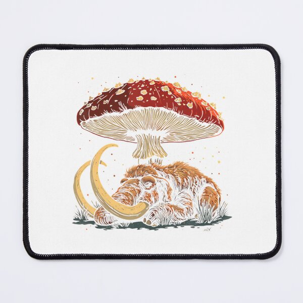 Item preview, Cute Mammoth Woolly Cottagecore Aesthetic Under The Mushroom designed and sold by tbarbosantjean.