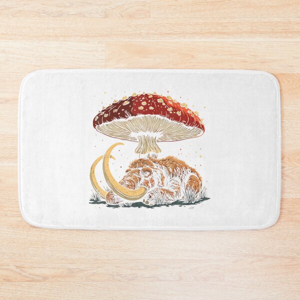 Item preview, Cute Mammoth Woolly Cottagecore Aesthetic Under The Mushroom designed and sold by tbarbosantjean.