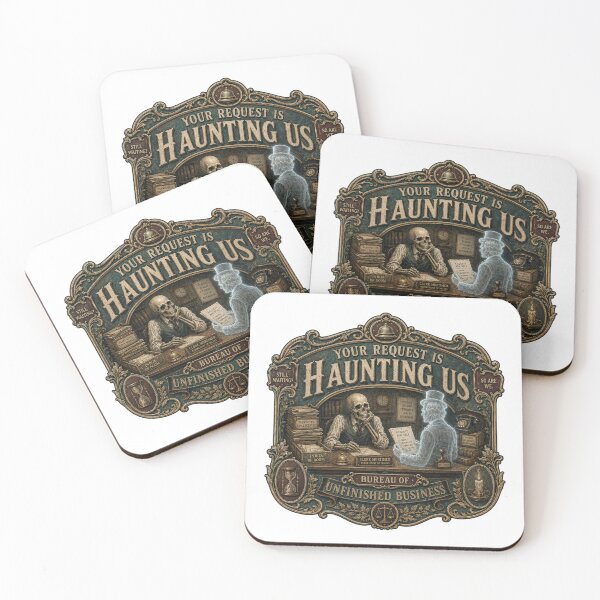 Item preview, Your Request Is Haunting Us – Gothic Paranormal Office Design designed and sold by Soft Panic Studio.