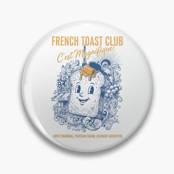 Item preview, Breakfast French Toast Club Cest Magnifique Brunch designed and sold by LuminOrb.