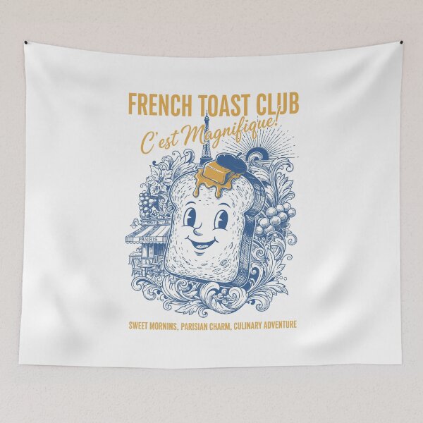 Item preview, Breakfast French Toast Club Cest Magnifique Brunch designed and sold by LuminOrb.