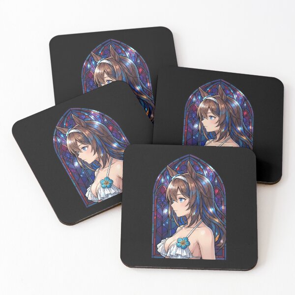 Item preview, Mihono Bourbon Uma Musume Night Glow Stained Glass designed and sold by mildaclairmo.