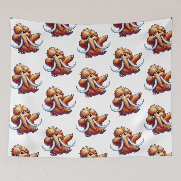 Item preview, Dabbing Cute Wooly Mammoth designed and sold by tbarbosantjean.